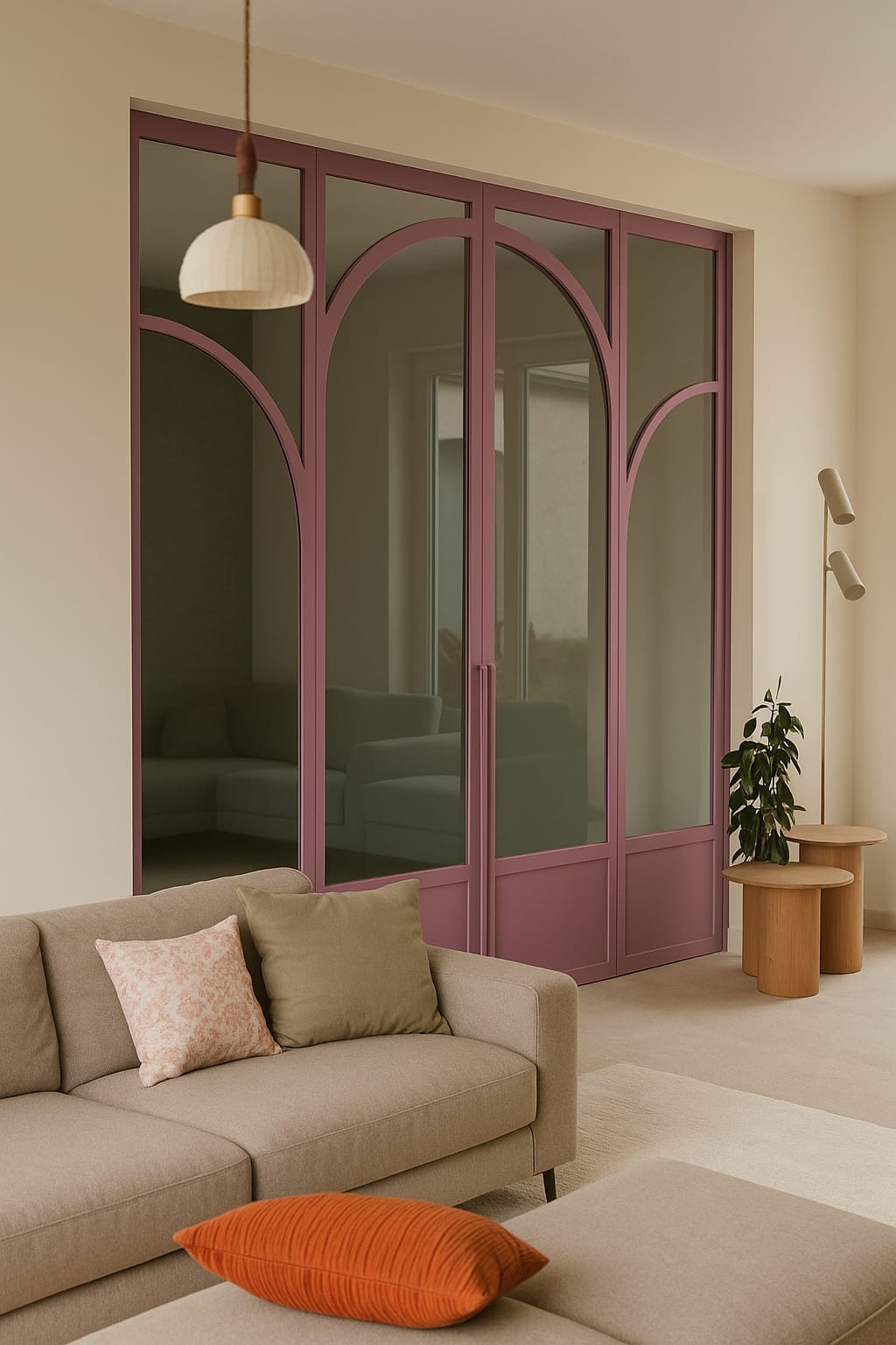 Dubbel custom roze met zijlichten