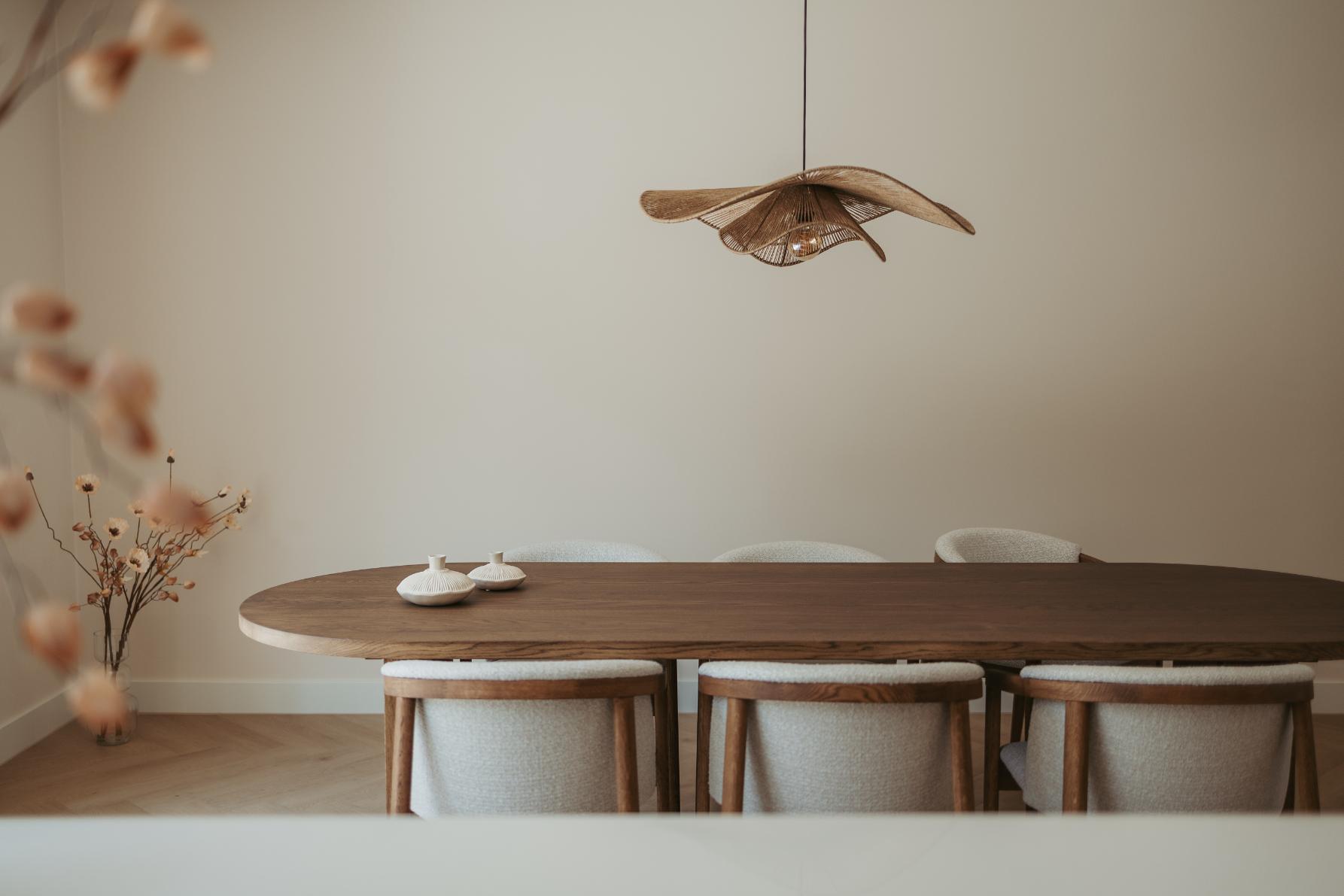 Eethoek met Merano armchairs