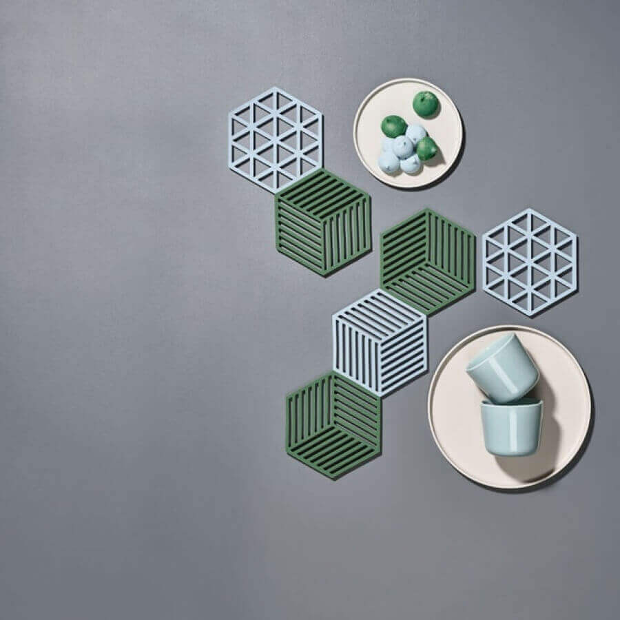 Design hexagon lichtblauw van Zone Denmark - koop je online bij Lijn M